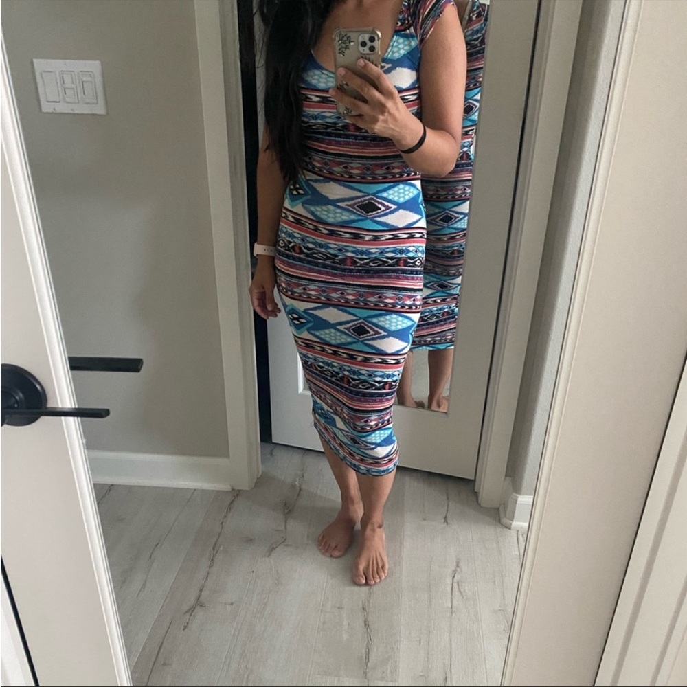 Blue dress